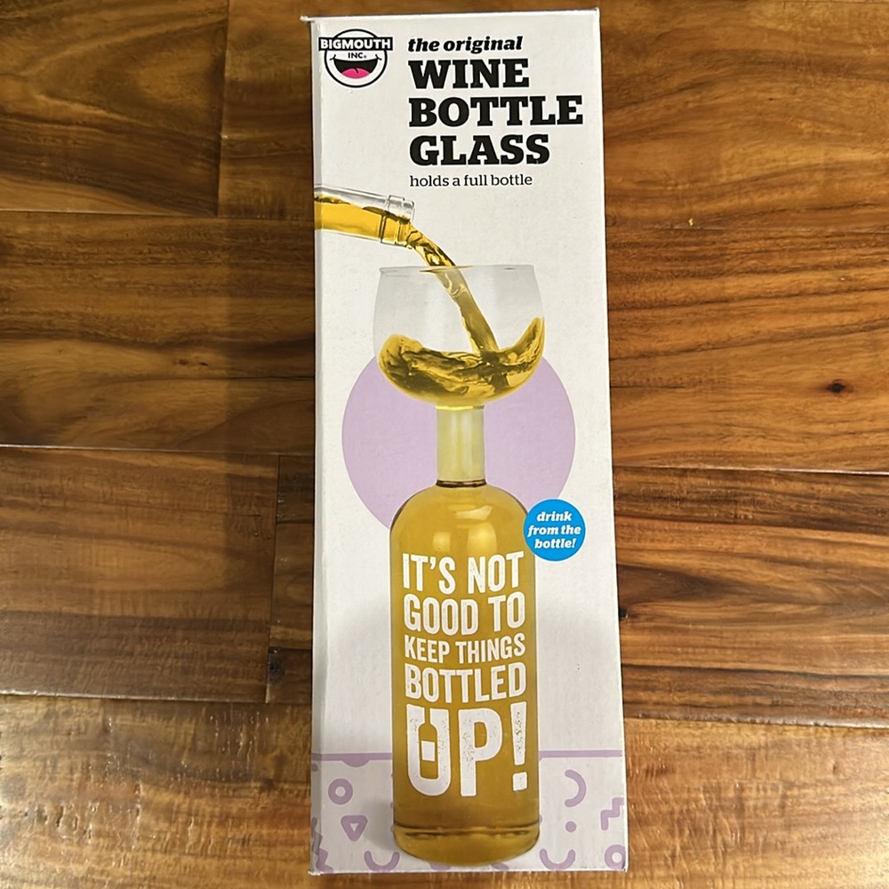 Gigantic XL Hand Blown Wine Glass Accessory